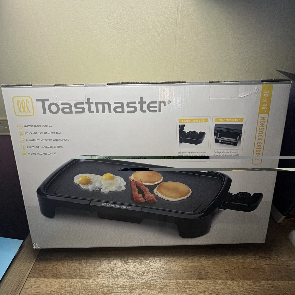 NEW Toastmaster Brand 10" x‎ 16" Electric Nonstick Griddle TM-1612GR DRIP TRAY - Picture 2 of 5